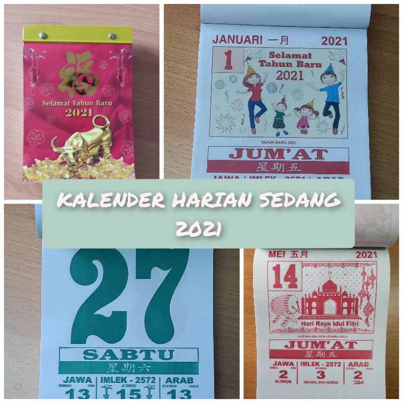 Kalender Harian Sedang 2021 Shopee Indonesia