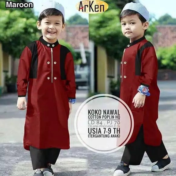  Baju  Koko Anak  Muslim Grosir Busana Laki Cowok  Murah Islam 