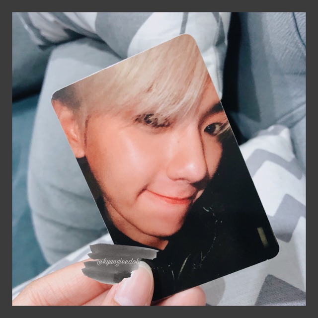 PHOTOCARD OFFICIAL BAEKHYUN EXO OBSESSION ALBUM