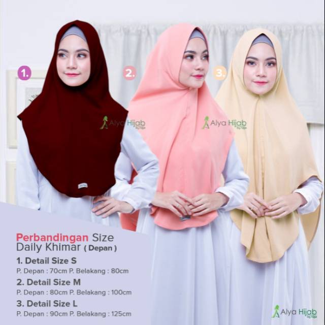 Daily Khimar Alya hijab