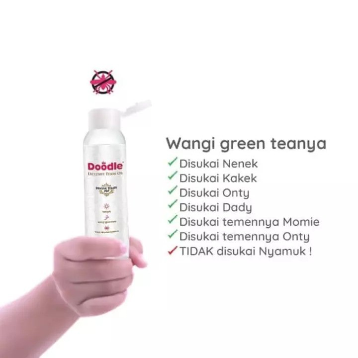 Doodle Minyak Telon Plus 100ml / 60ml - Minyak Telon Bayi