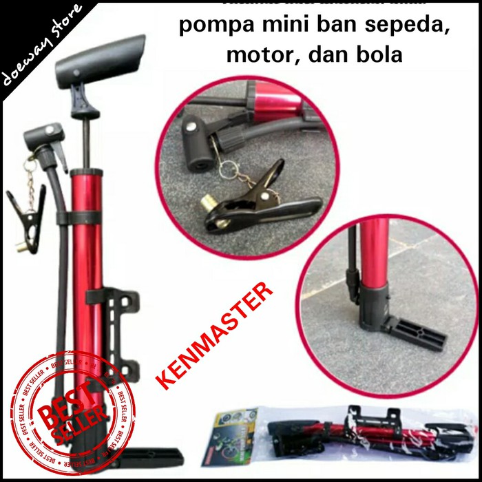 Pompa Angin Ban Sepeda Motor Mobil Kenmaster Import