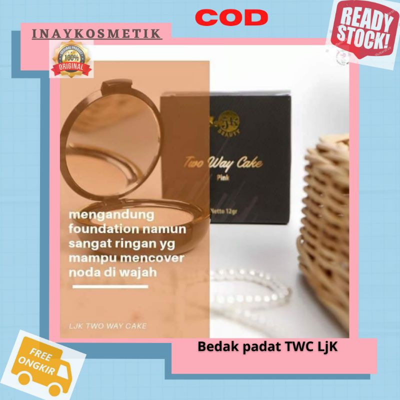 Bedak padat TWC ljk  Bedak waterproof Kosmetik / Bedak padat sekaligus Foundation ,Bedak Padat