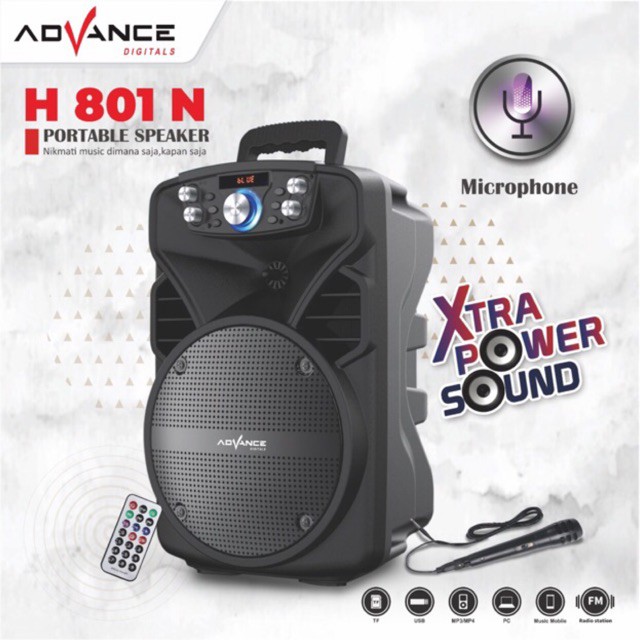 SPEAKER  BLUETOOTH +MIC+REMOTE ADVANCE H-801N