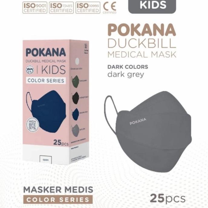 Masker Medis Pokana Duckbill Anak 4Ply Series PROMO BUY 2 FREE 1 ready stock