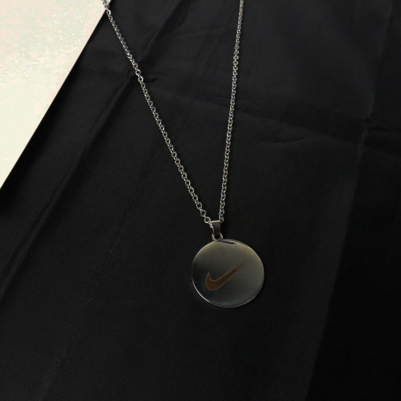 Necklace Checkmark Pendant Harajuku Style Trendy Simple Couple Hip Hop Personality