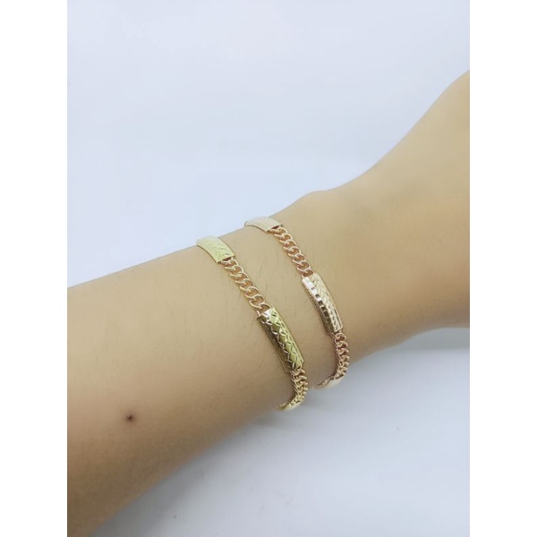 gelang tangan perak asli lapis emas/gelang tangan rante penang ukir/gelang tangan asli silver 925/gelang tangan fashion wanita