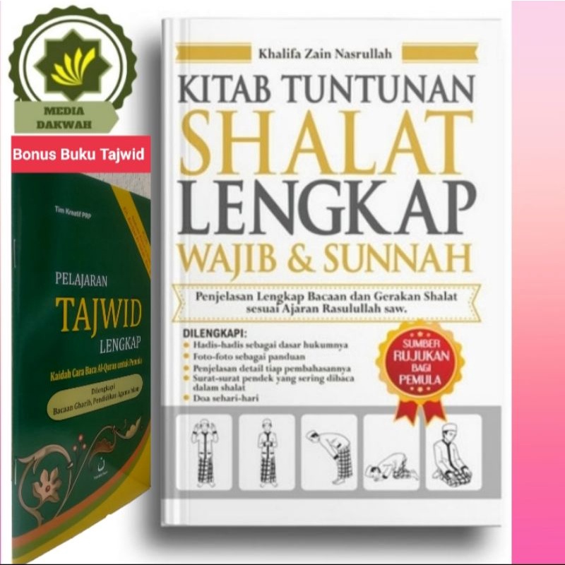 Jual Kitab Tuntunan Shalat + Bonus Buku Pelajaran Tajwid Pedoman ...