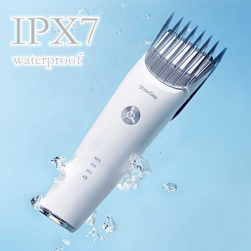 ShowSee Alat Cukur Elektrik Professional Hair Clipper Trimmer Washable USB Rechargerable C2