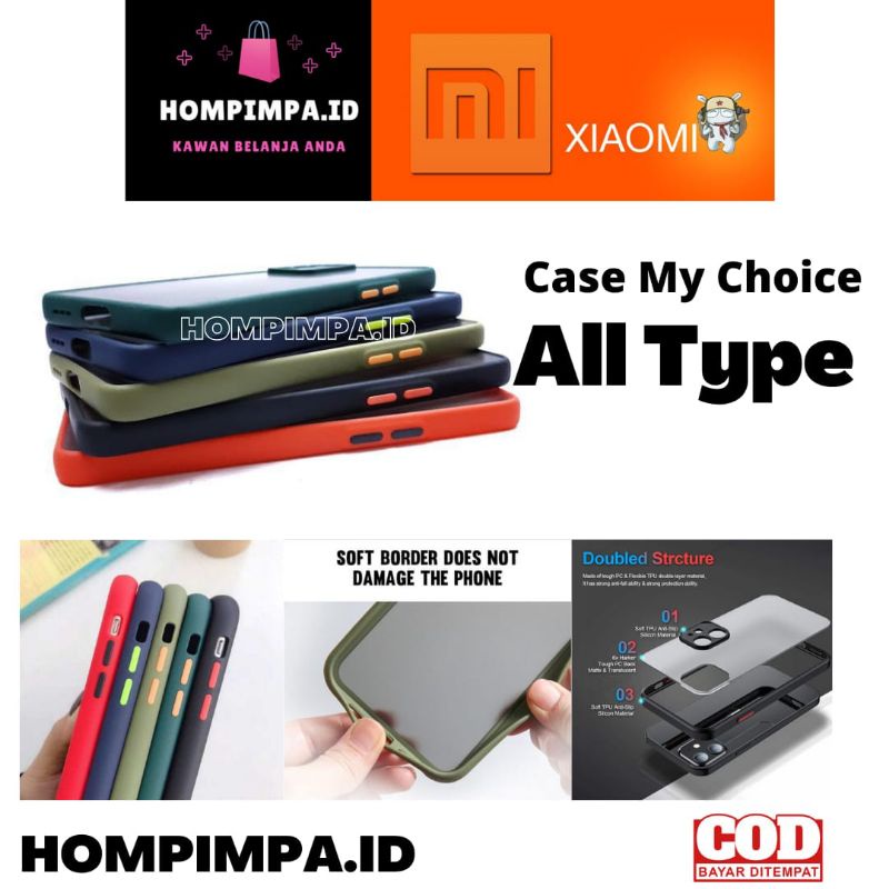 Poco X3 X3 GT F3 M3 M3 Pro M4 Pro Case My choice Softcase Silicon Premium