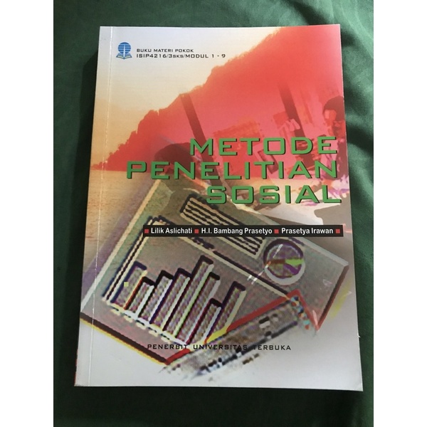 Jual Buku Isip4216 Metode Penelitian Sosial Universitas Terbuka ...