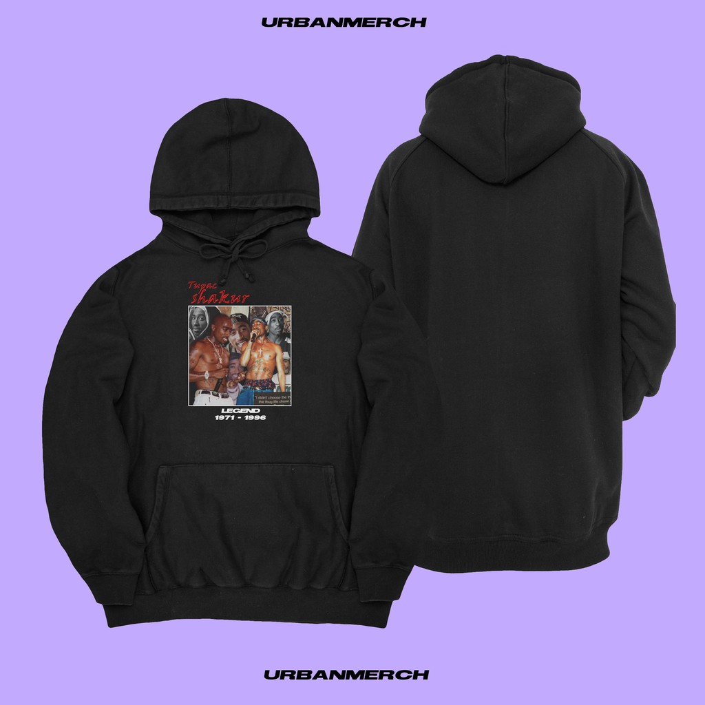 Outwear|Hoodie Tupac Shakur Atasan Pria Dan Wanita Unisex