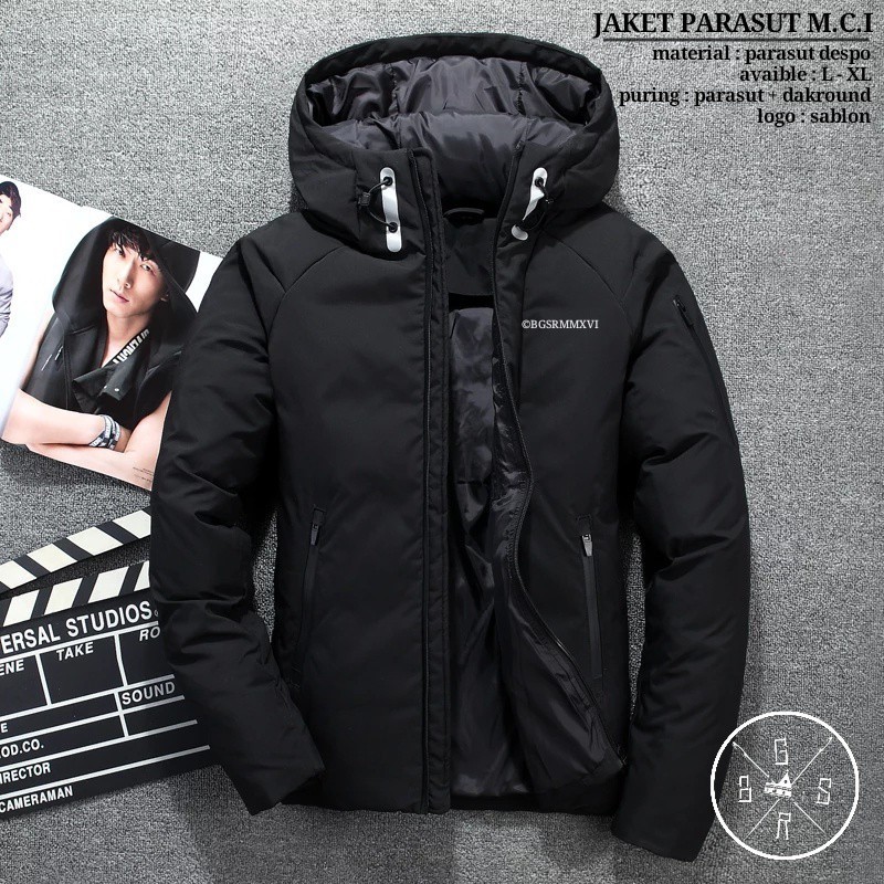 Jaket Parasut M.C.I Original BGSR / Jaket Parasit ANTI AIR / Jaket Outdoor Waterproof Jaket Kembung