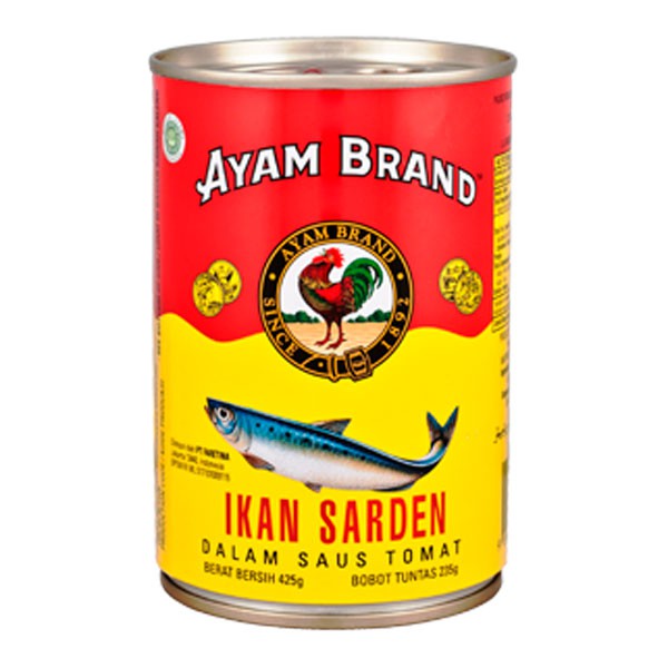

Ayam Brand Sardines Bulat 425Gr
