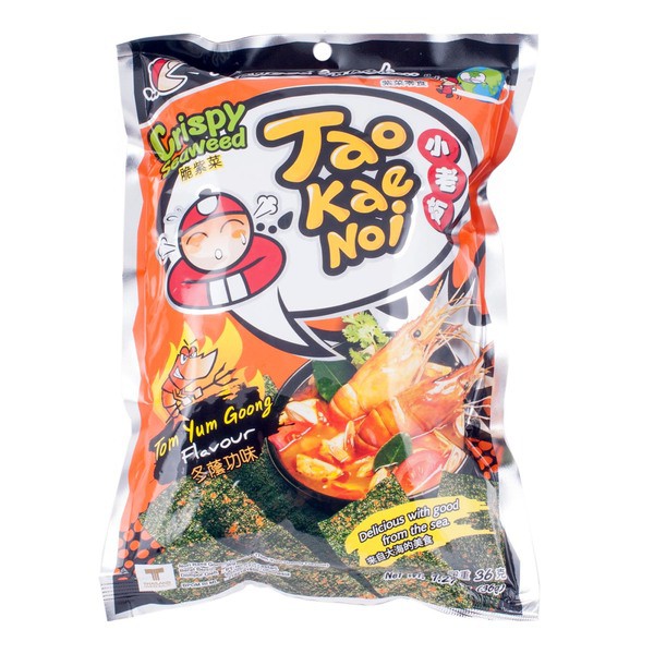 

TAO KAE NOI Crispy Seaweed Tom Yum Goong Flavor 36gr