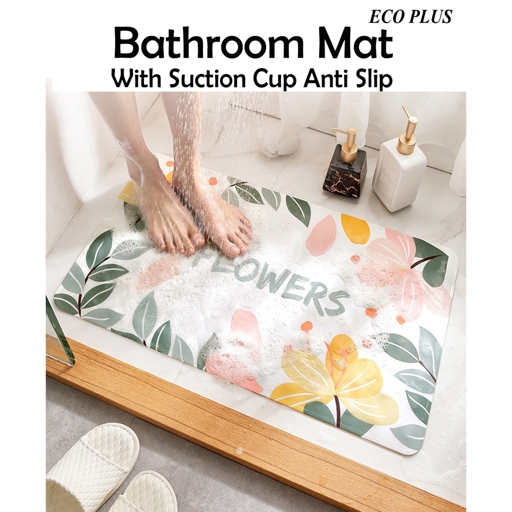 Bathroom Mat Anti Slip Shower Mat Suction Cup Keset Kamar Mandi Anti Slip