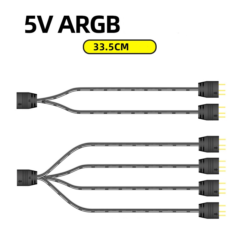 Kabel extension 5V ARGB 3Pin spliter cabang