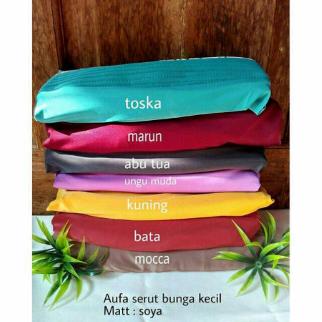 

Serut aufa bunga kecil