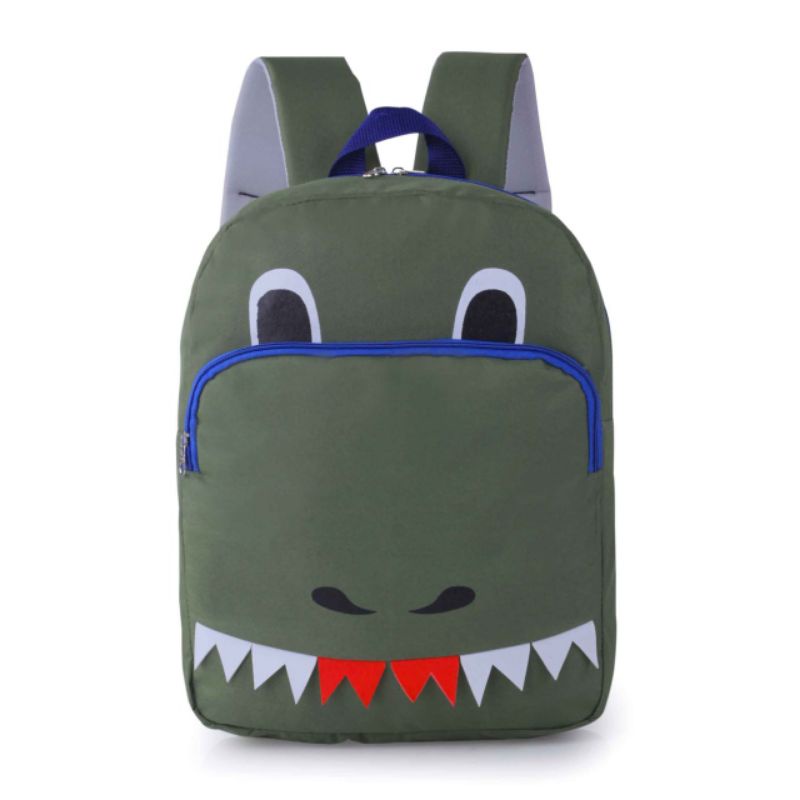 Tas Backpack Anak Cowok Model Terbaru Olive | Tas Anak Laki | Tas Ransel Anak Karakter | Tas Anak Sekolah Premium Material | Tas Anak TK SD