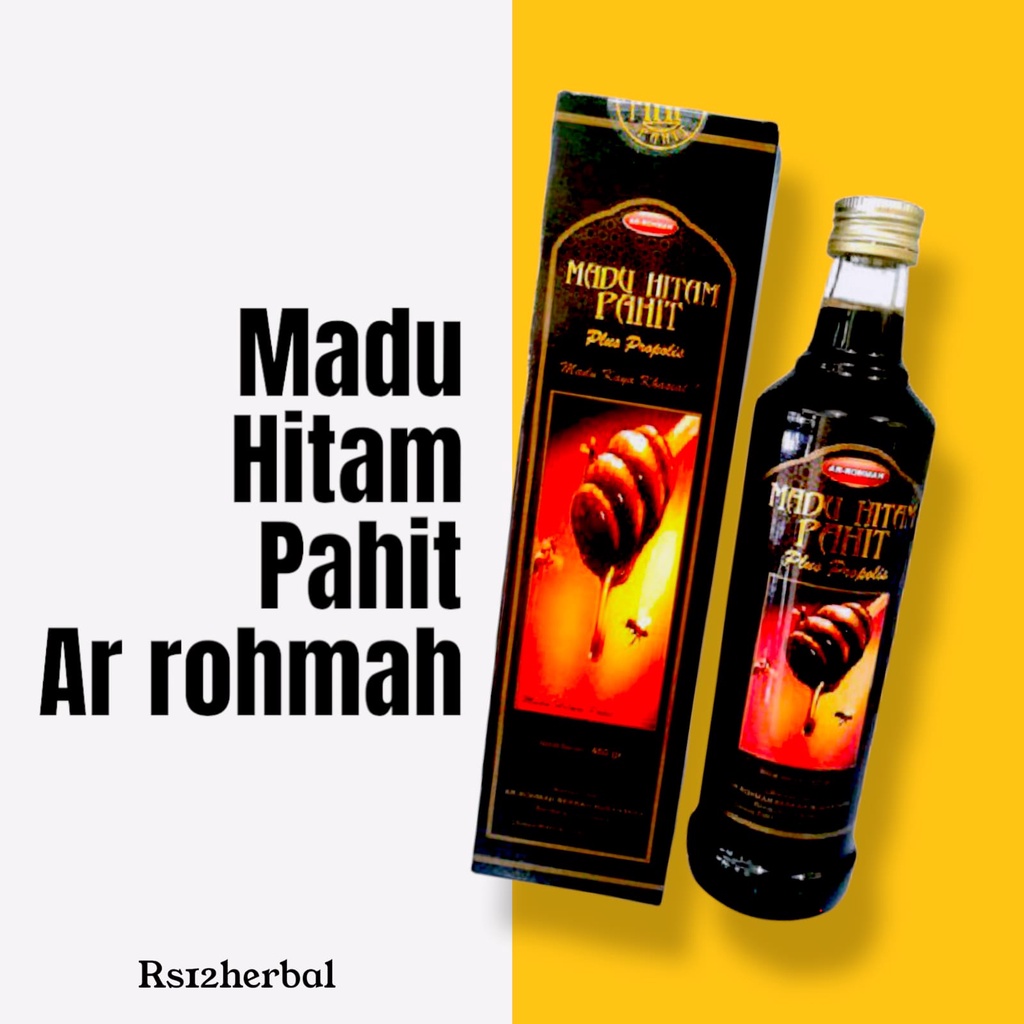 

AR-ROHMAH - Madu Hitam Pahit Arrohmah 470gr Hitam Pahit Insulin