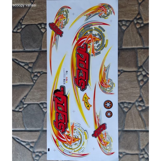 STRIPING SCOOPY 2014-2015 VARIASI
