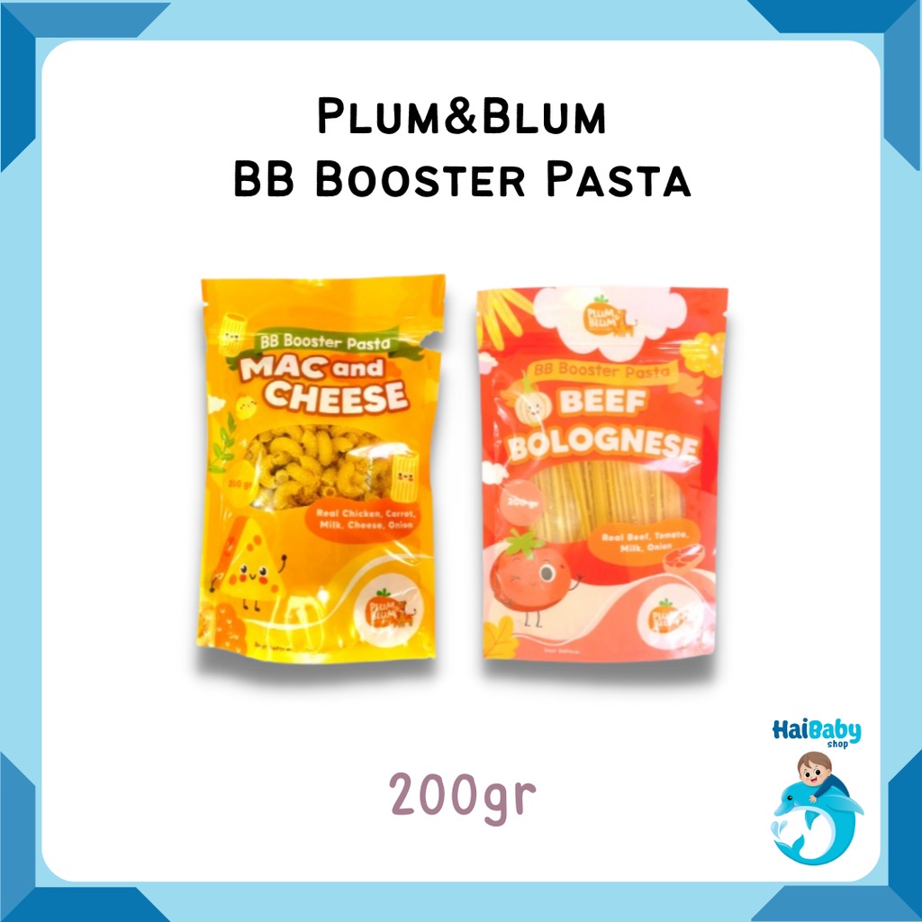 Plum & Blum BB Booster Pasta Beef Bolognese Mac And Cheese No MSG
