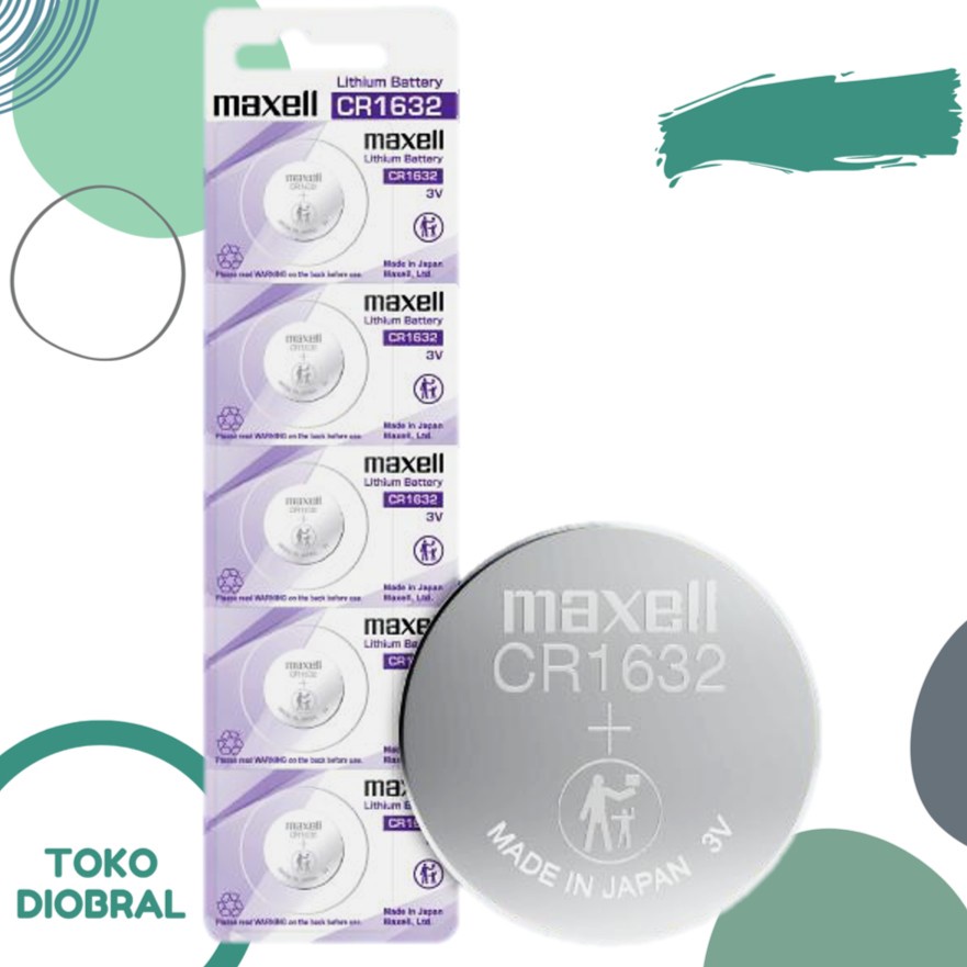 Baterai Maxell CR 1632 / Lithium Battery 3V CR1632