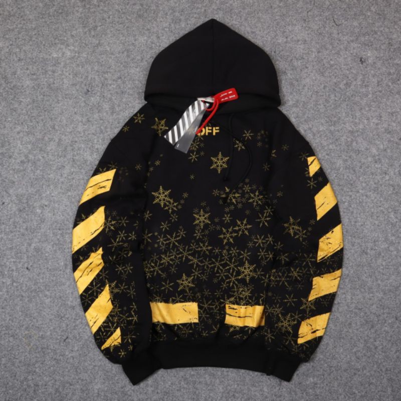 switer hoodie Off white snow gold original quality /T-shirt Off white