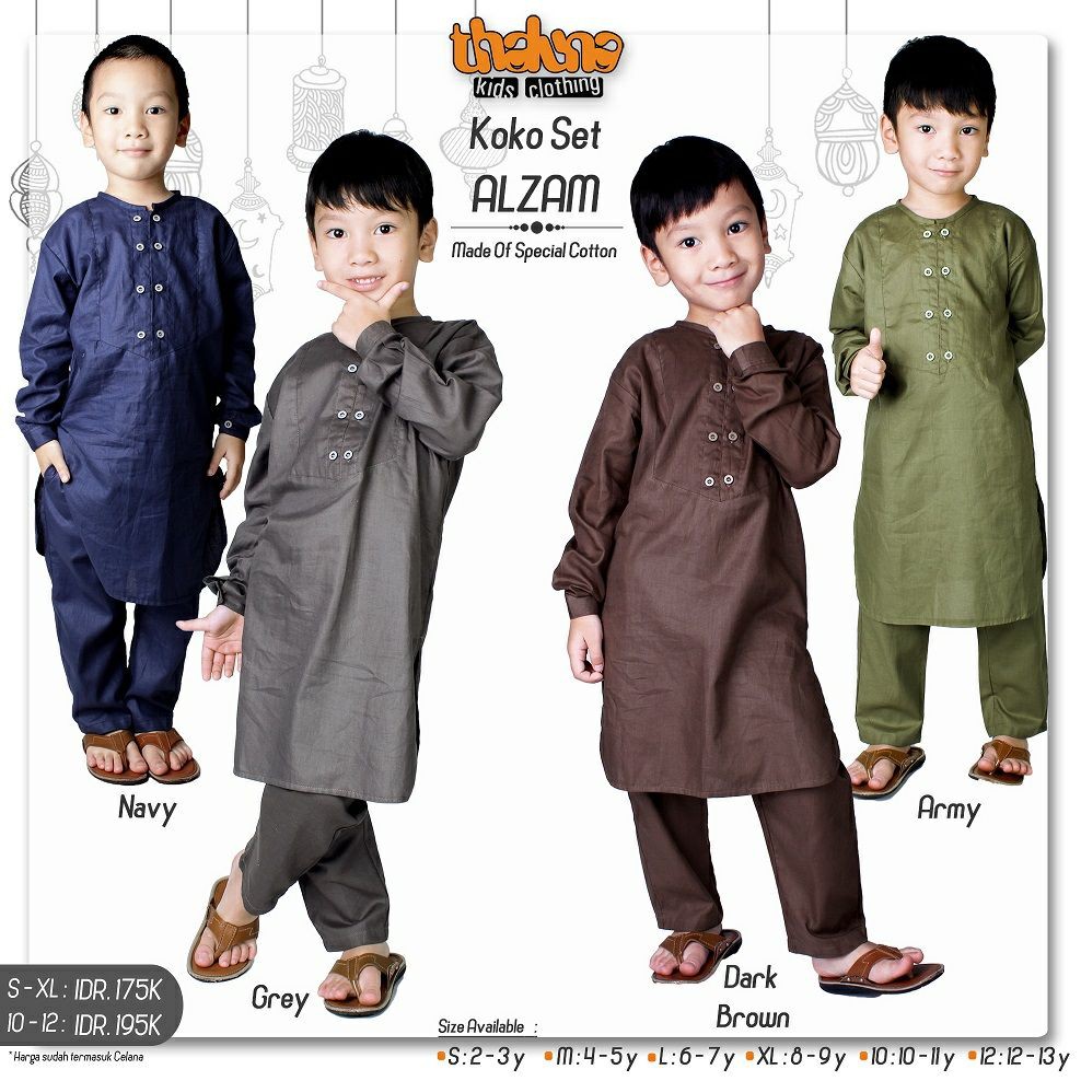 Koko Pakistan Anak Koko Lengan Panjang Anak Koko Anak Original Premium Shopee Indonesia