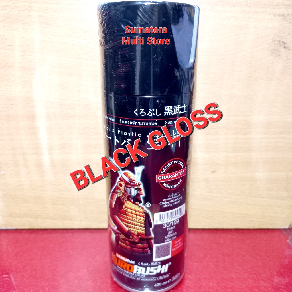 

Samurai Kurobushi Black 109 Cat Semprot Hitam Kilat