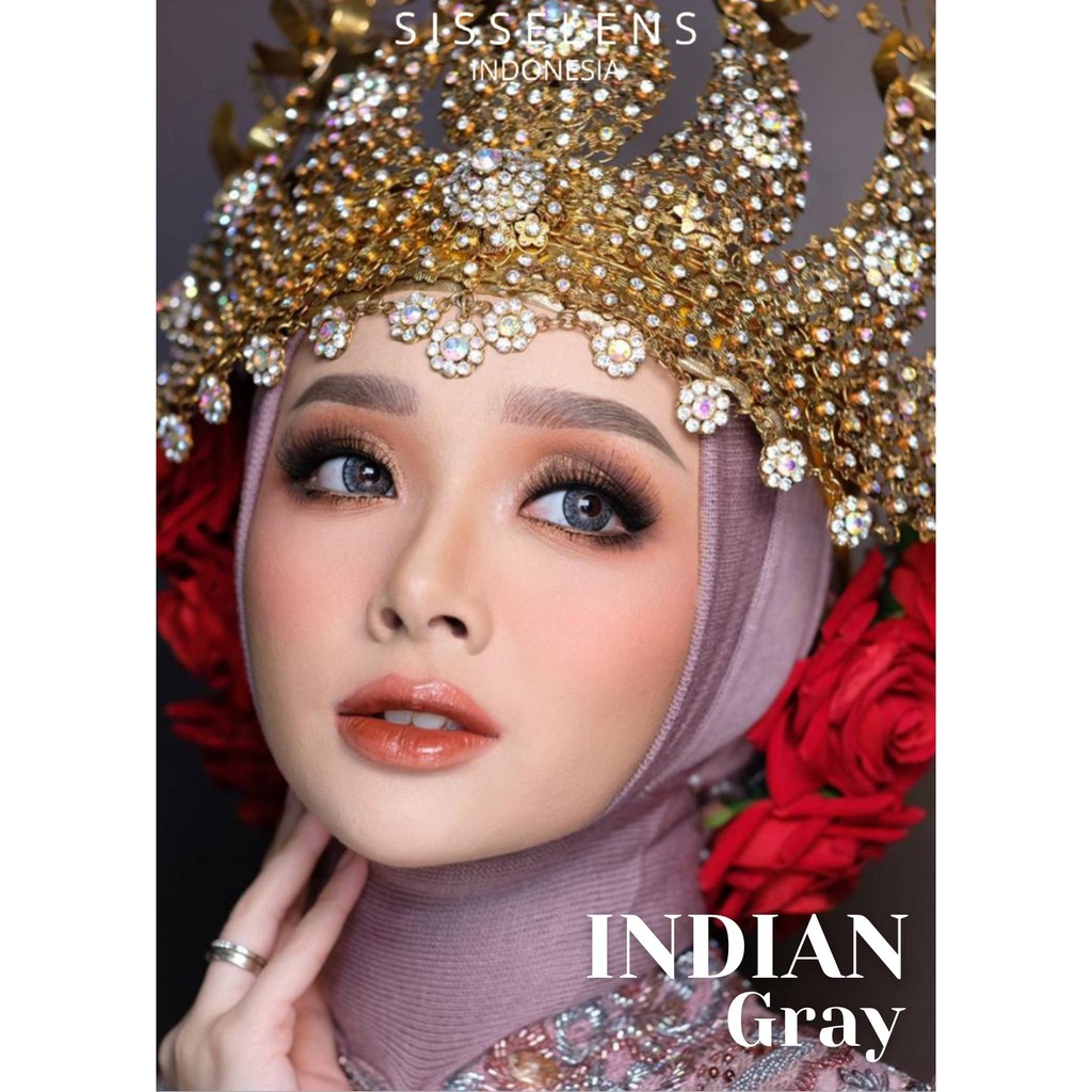 JUAL SOFTLENS  INDIAN SISSE LENS GRAY / BROWN Minus -550 s/d -600 soflen motif softlens corak soflens barbie softlen soplen mata besar soflens  soflen jual softlens jualsoflen jualsoftlen