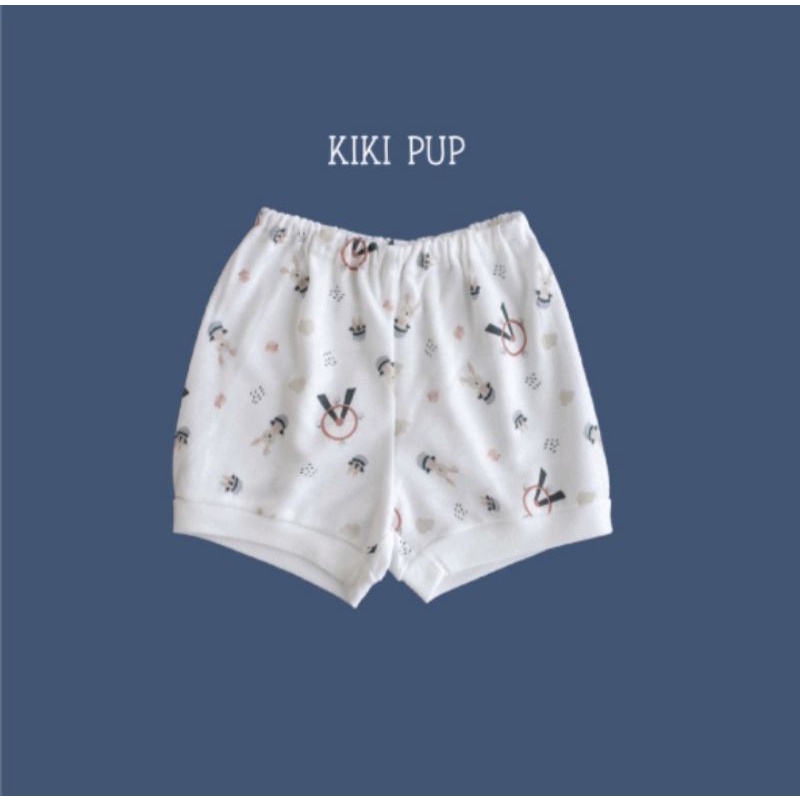 kiki pup medium 3 pc celana pendek rib 6 - 12m