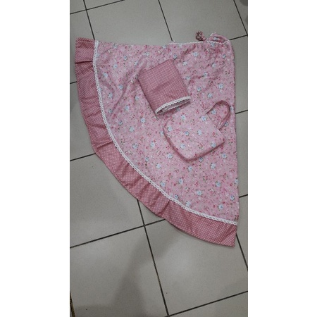 Mukena anak katun jepang mukena katun