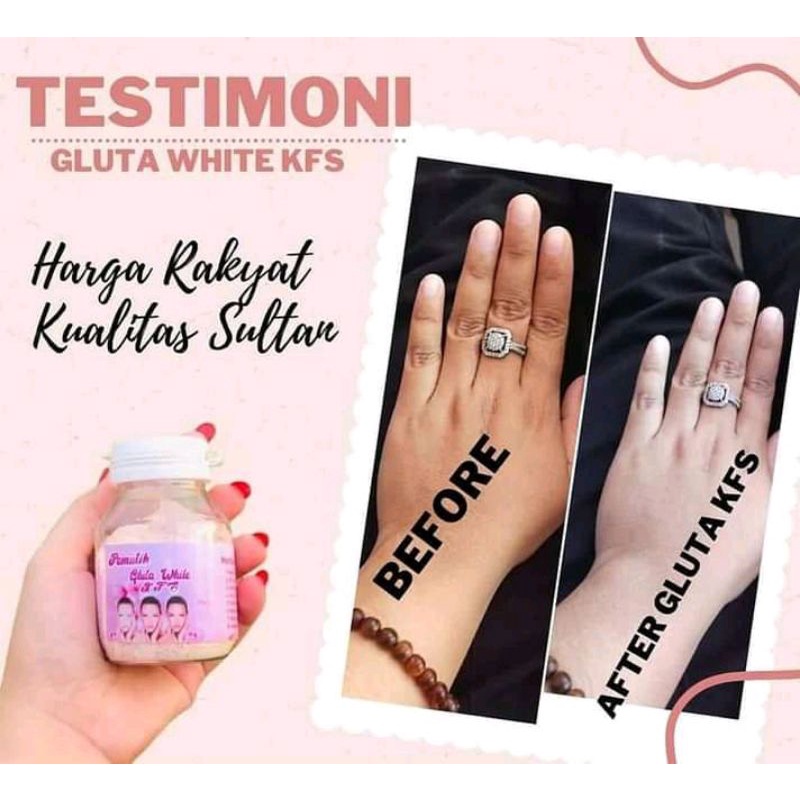 SUSU PEMUTIH GLUTAWHITE KFS/SUSU KFS/SUSU GLUTAWHITE KFS PEMUTIH BADAN ORIGINAL