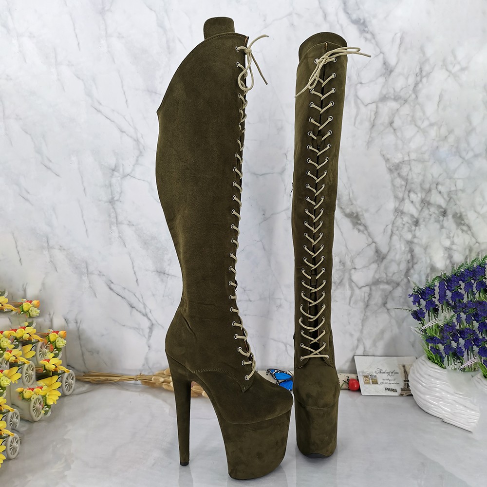 gold platform boots