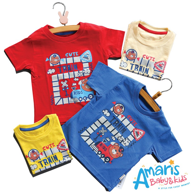 

Amaris Kaos Atasan Anak 1-3 Tahun - Cute Train