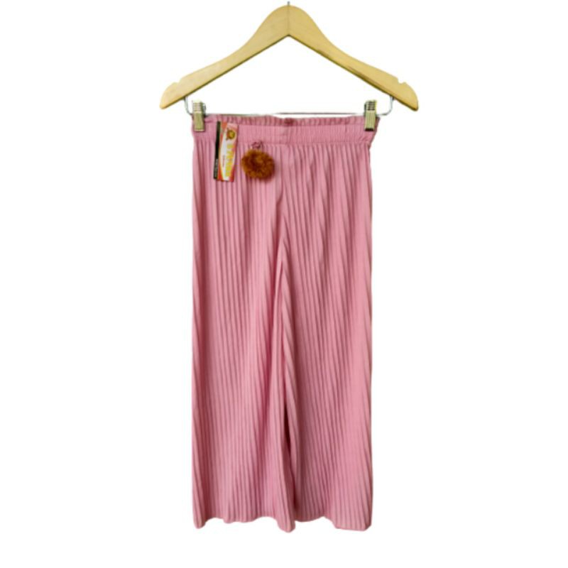celana plisket kulot anak perempuan tanggung usia 10-12 tahun ALL SIZE