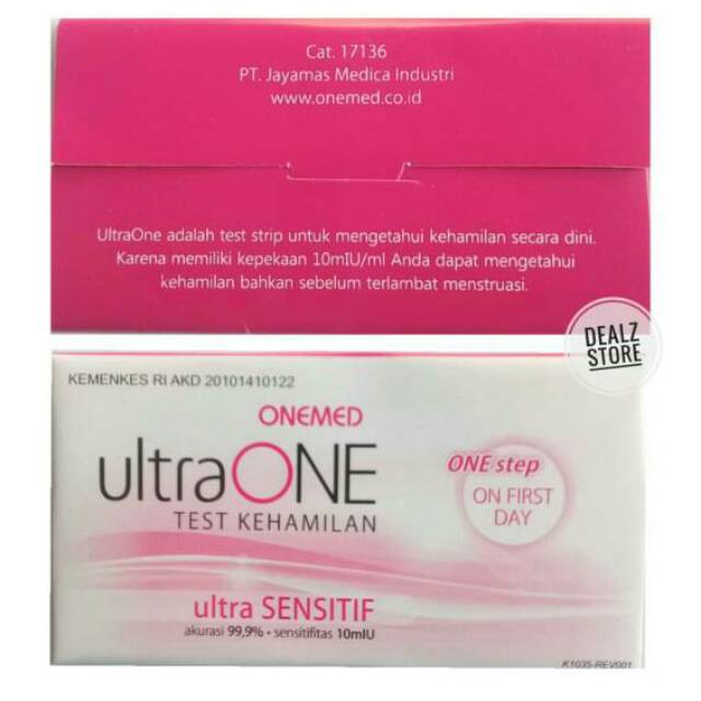 Test pack hamil 10Miu ULTRAONE Tes kehamilan