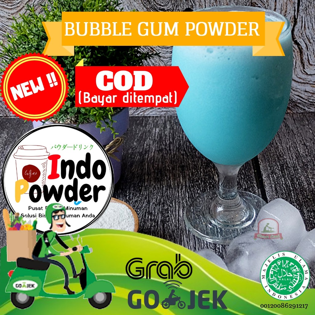 Powder Bubble Gum 1Kg / Bubble Gum Powder 1Kg / Bubuk rasa Bubble Gum 1Kg / Bubuk Minuman Bubble Gum