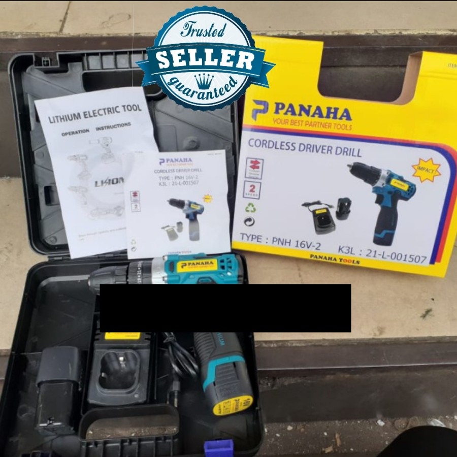 Impact drill baterai 16 Volt baterai