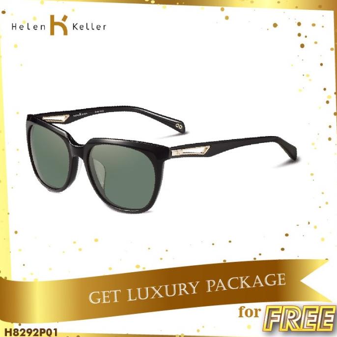 [[COD]] HELEN KELLER Kacamata Hitam Pria Anti UV-Polarized - H8292P01/H8292P54 BERMUTU Kode 1324