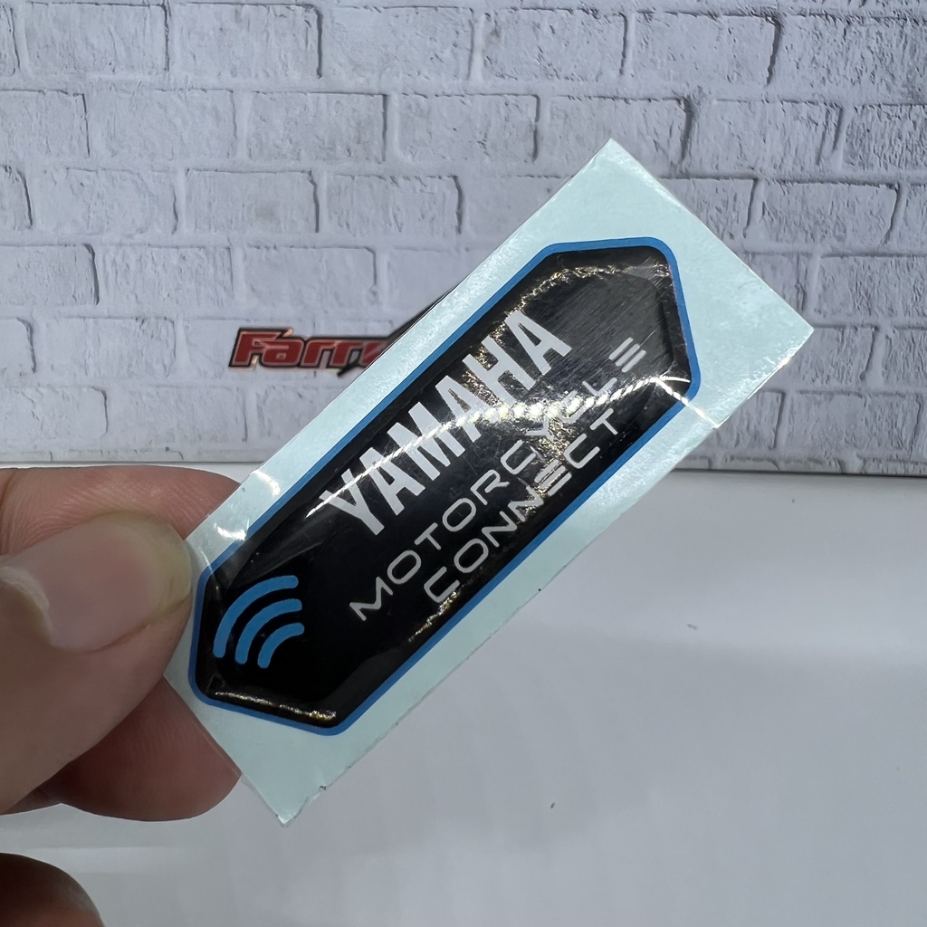 Stiker EMBLEM yamaha sticker TIMBUL MOTORCYLE CONNECT AEROX