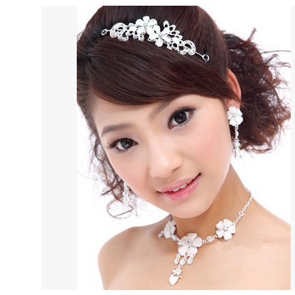 [READY STOCK] HEADPIECE PENGANTIN AKSESORIS SANGGUL TIARA WEDDING TRP013