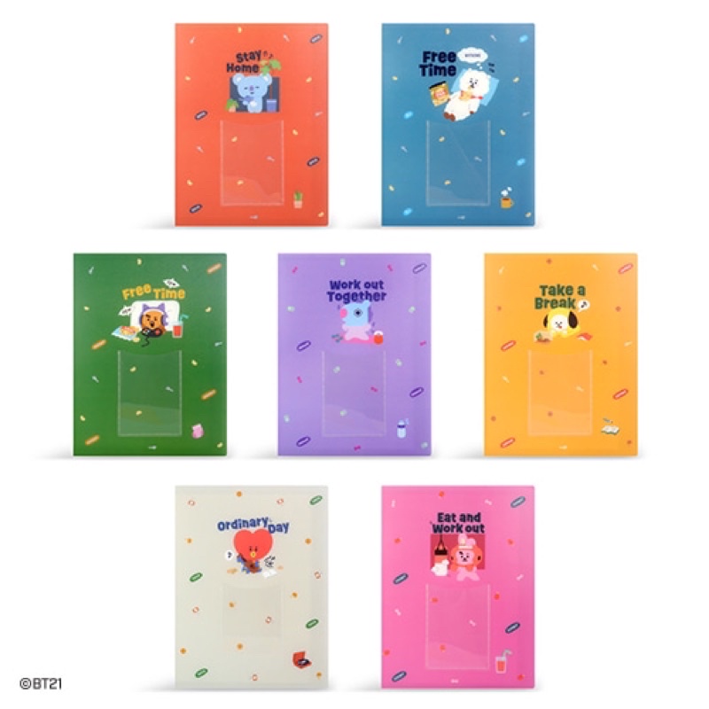 [ORDER] BT21 Home All Day Photocard Album