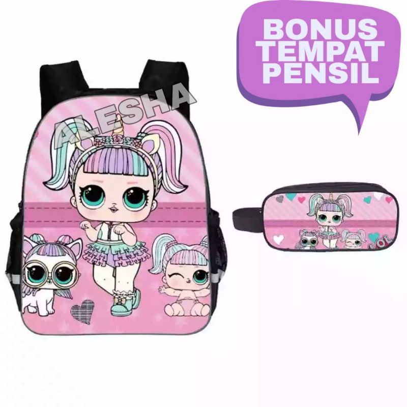Tas Sekolah untuk Anak Perempuan Tas  Sekolah Dasar Ransel Besar  Tas anak lucu