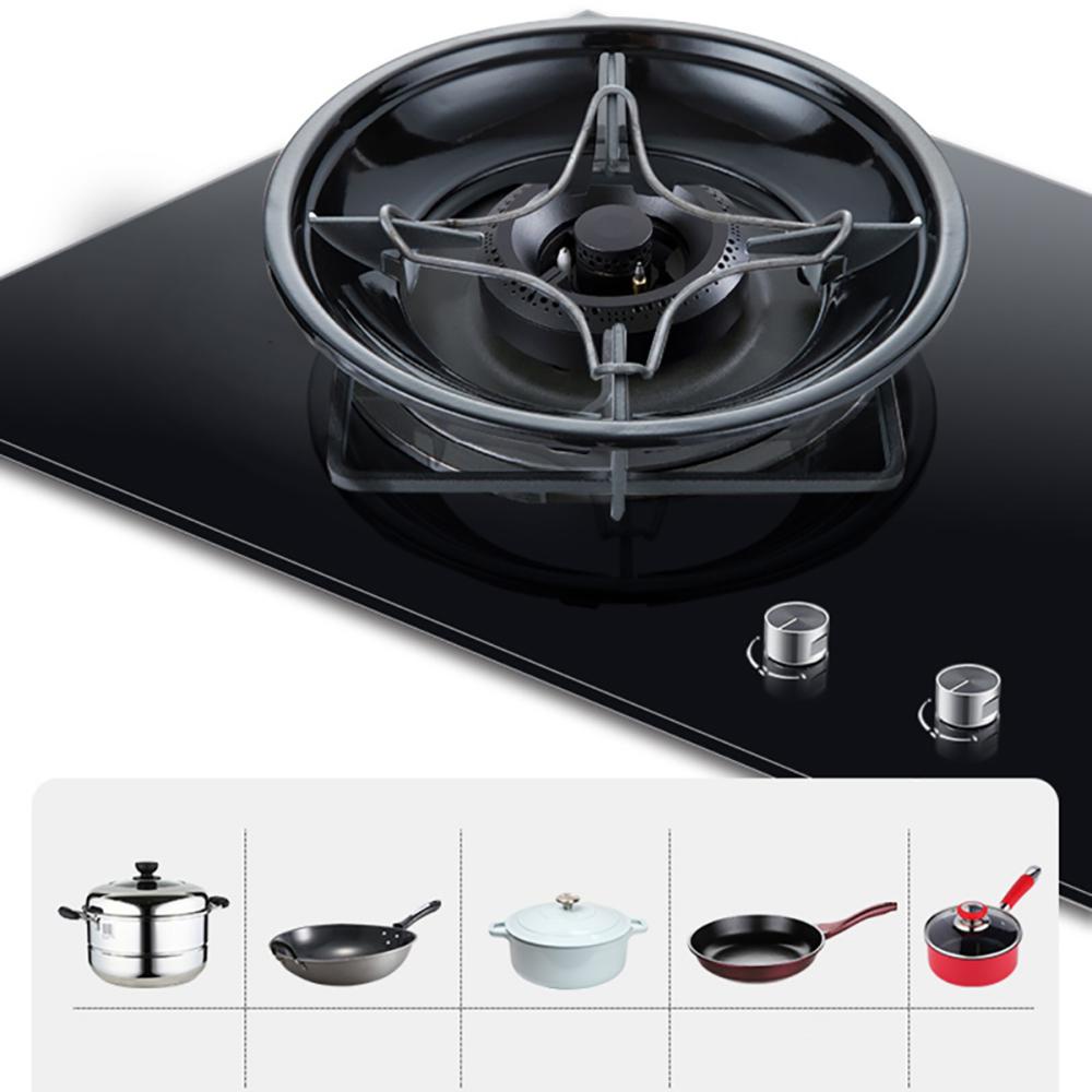 Rebuy Pot Stand Lima Sudut Stainless Steel Perlengkapan Berkemah Diffuser Panas Rak Kompor Gas
