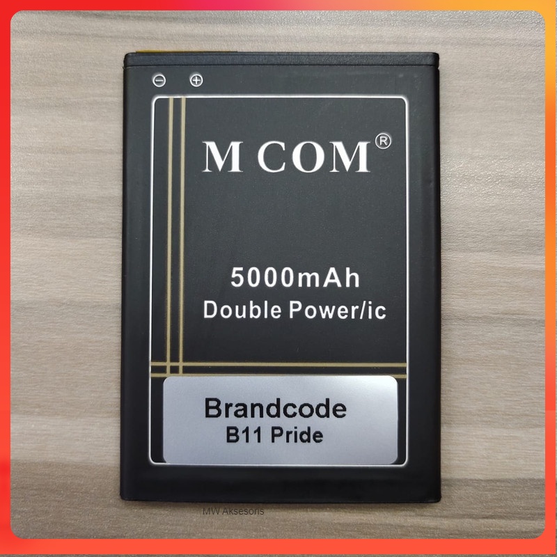 MW Battery Batere Batre Baterai Double Power Mcom Brandcode B11 Pride