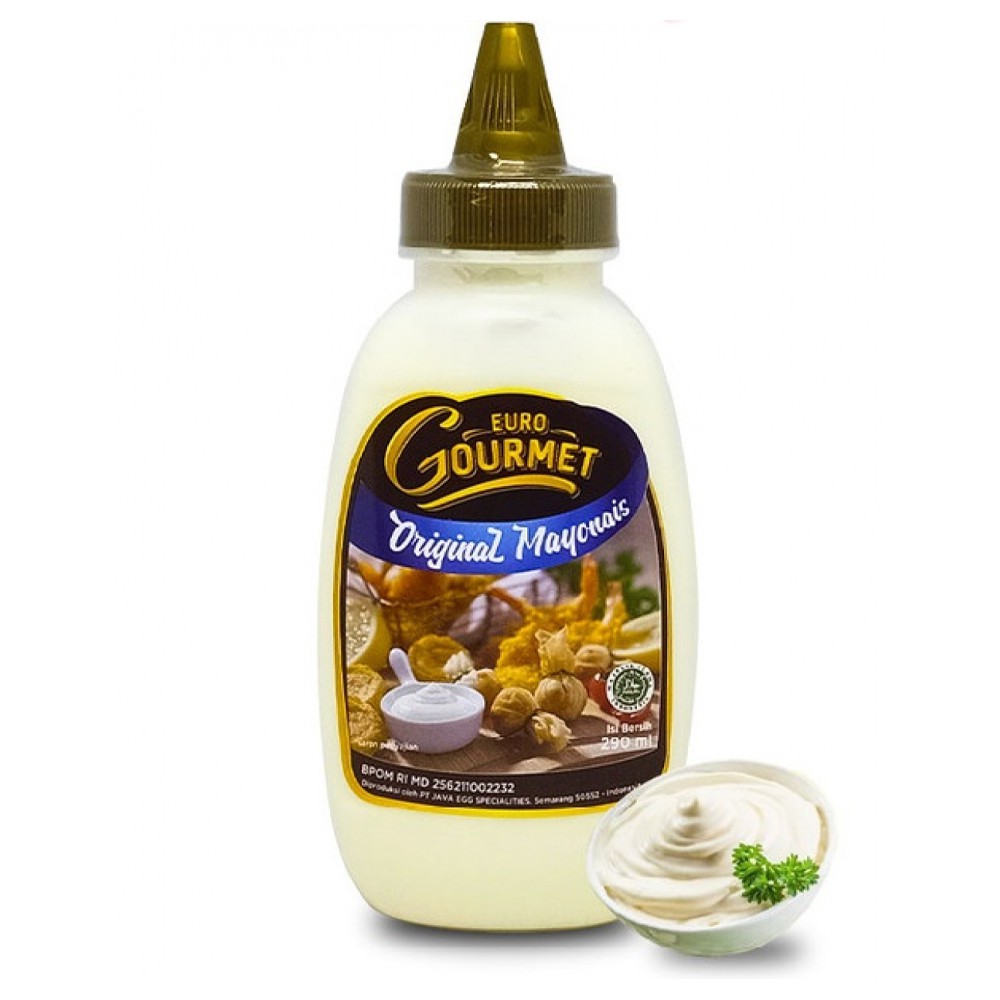 mayonaise euro gourmet original botol 290ml