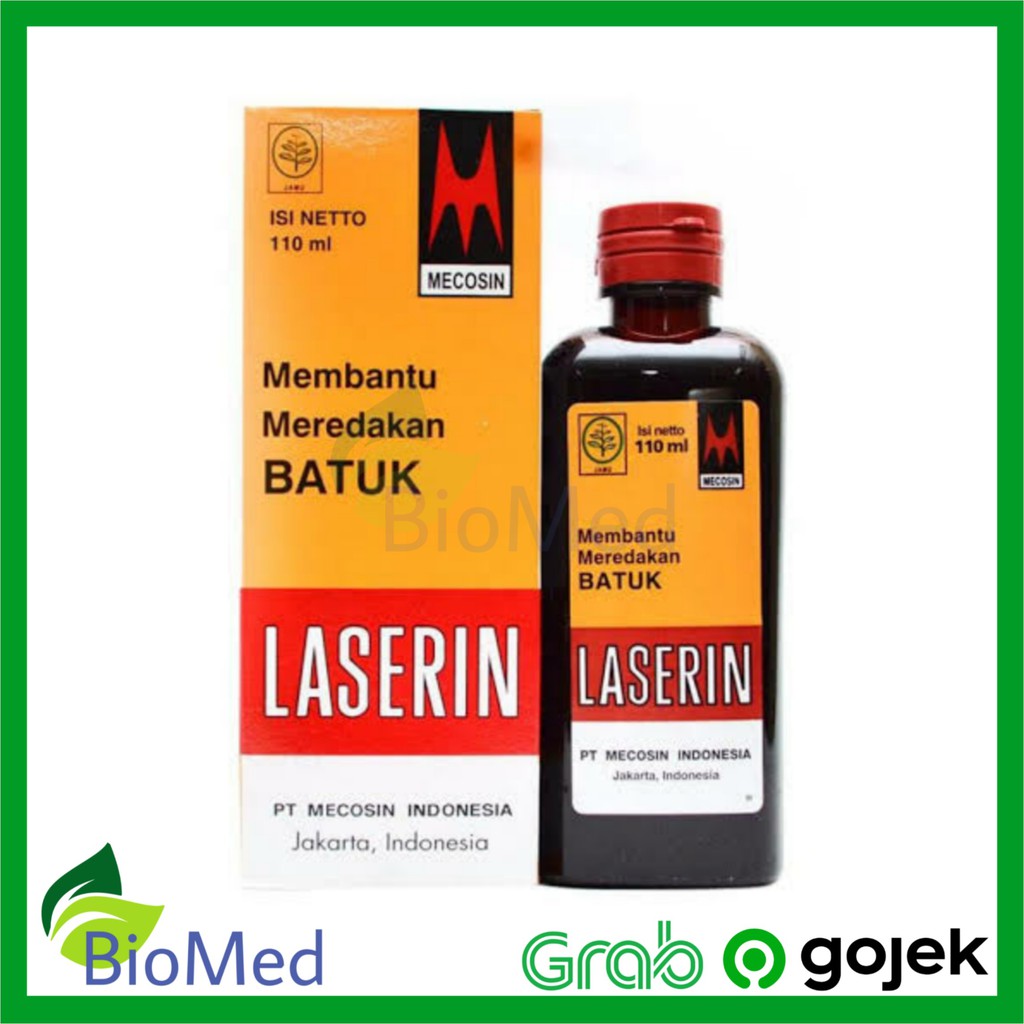 LASERIN SIRUP 110 ml - Obat Batuk Herbal Masuk Angin Sakit Tenggorokan