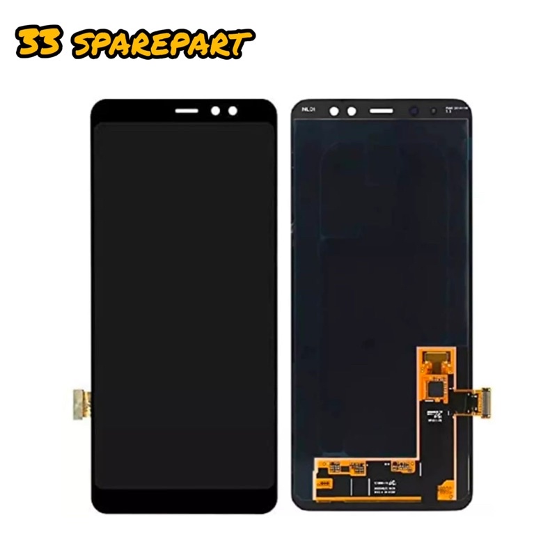 LCD TOUCHSCREEN SAMSUNG GALAXY A8+ 2018 / A730 / A8 PLUS 2018 ORIGINAL OLED (FINGERPRINT)